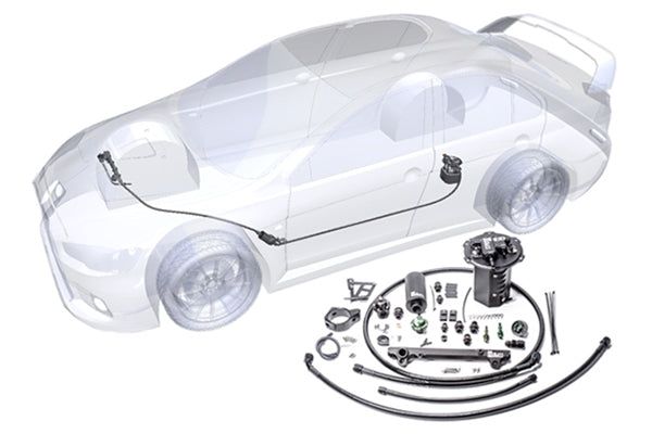 20-0946-03 Fuel Hanger Feed Kit Mitsubishi EVO X Stainless Filter