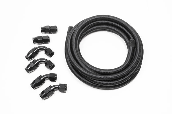 20-1208 8AN Uuniversal PTFE Hose Kit, Black, Carbon