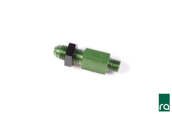 14-0273 Bulkhead M12x1.5 to 6AN with Jam Nut