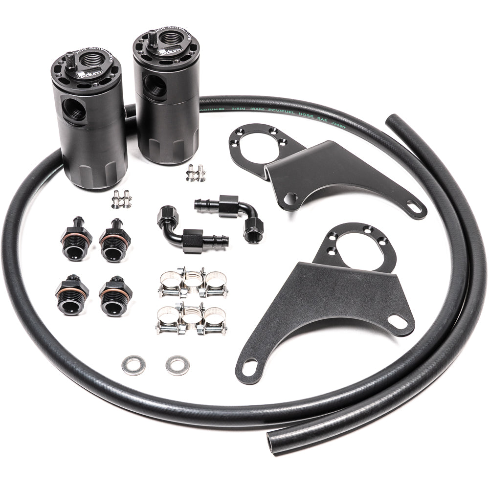 20-0118-FL Dual Catch Can Kit EVO 8-9 Fluid Lock