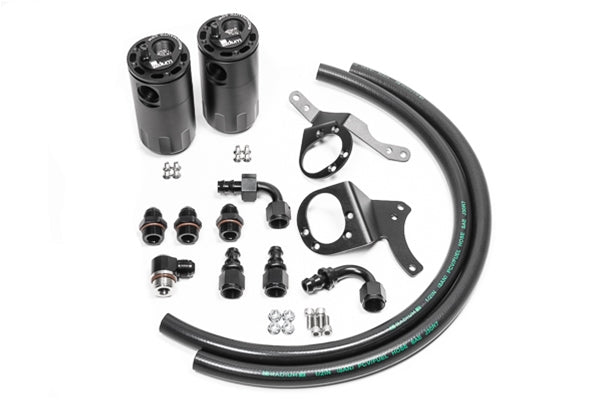 20-0325-FL Dual Catch Can Kit 15-17 Mustang GT Fluid Lock