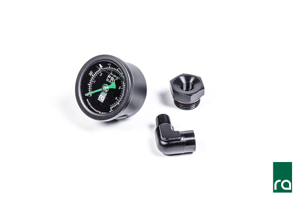 20-0386 Fuel Pressure Gauge with 8AN ORB Adapter 90deg