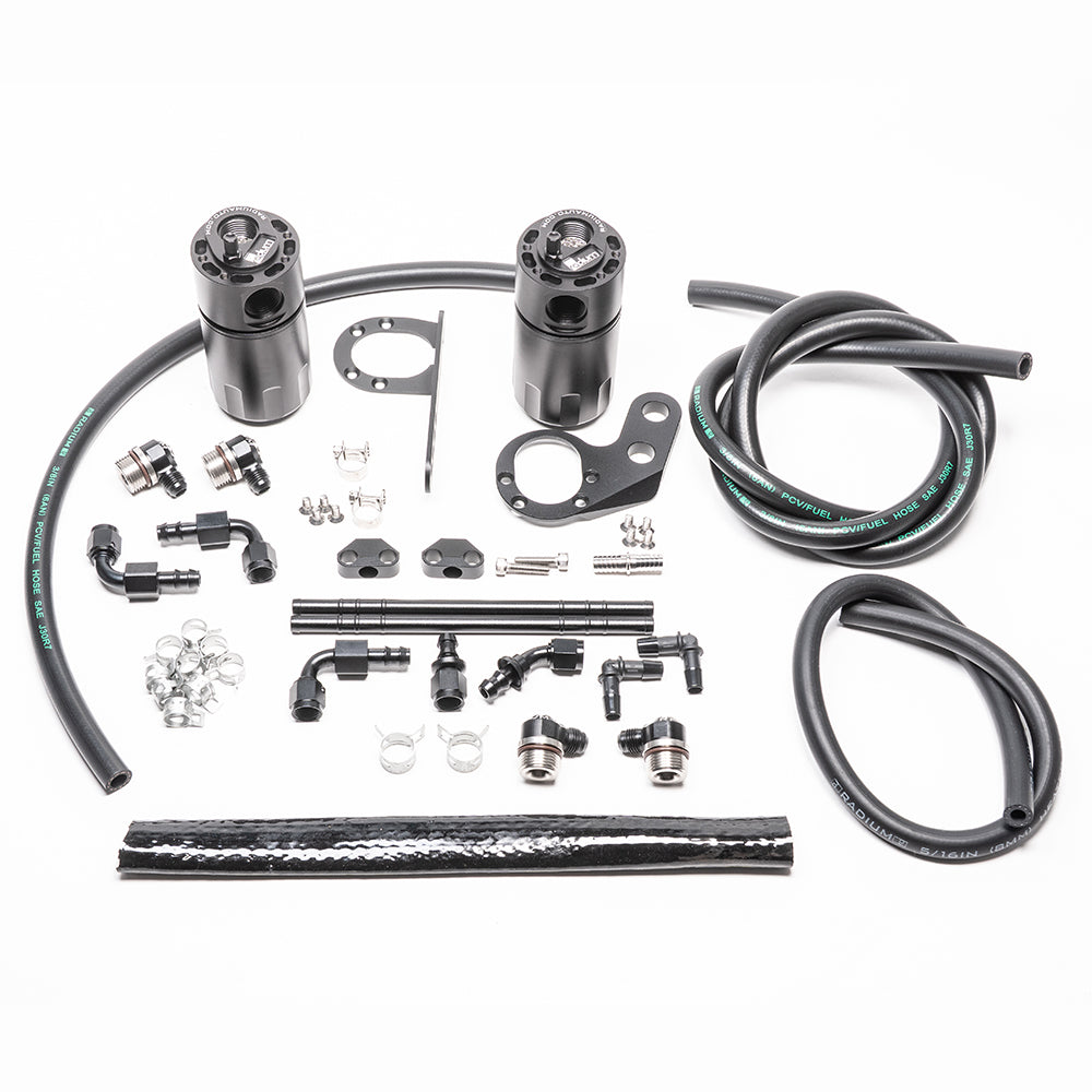 20-0826-FL Dual Catch Can Kit, 2017+ Civic Type-R
