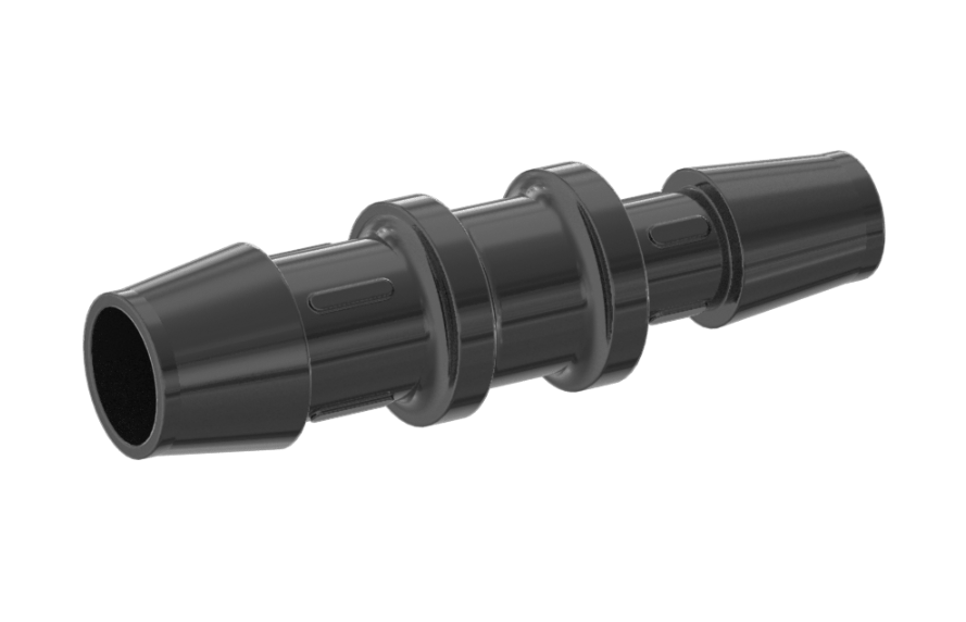 Reducer, 5/8in to 1/2in, Black