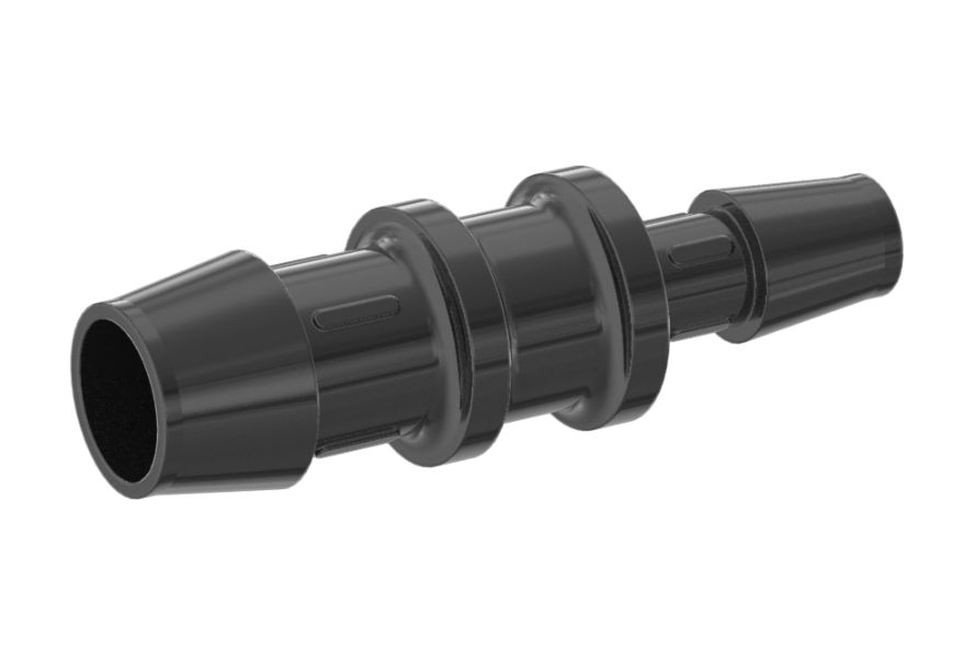 Reducer, 3/4in to 1/2in, Black