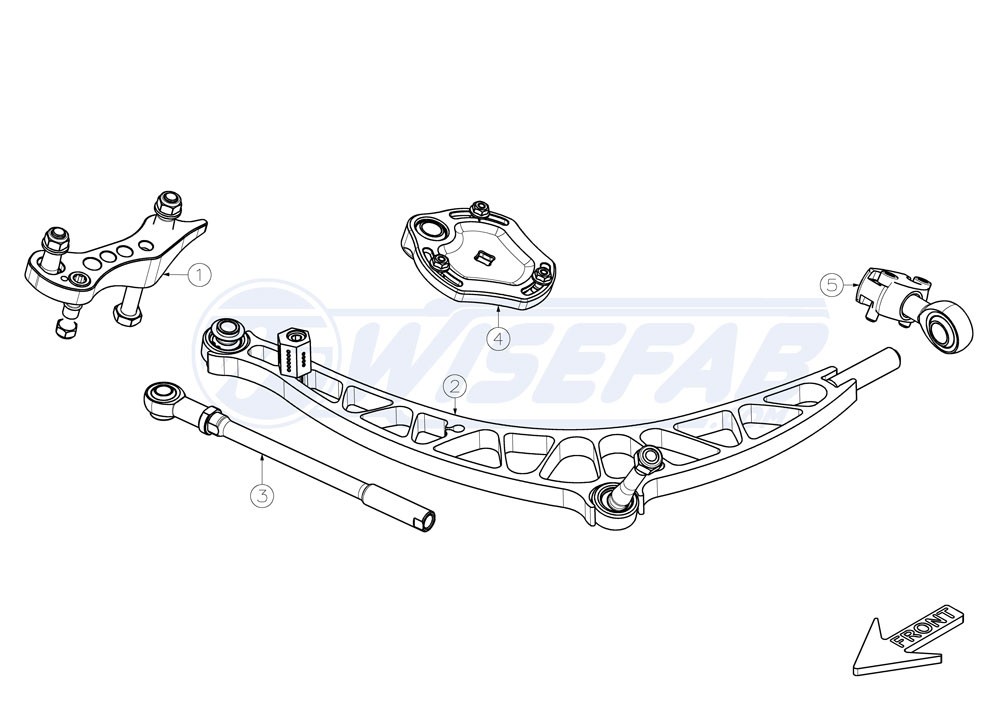 BMW E46 E46M Front Drift Angle Lock Kit V2
