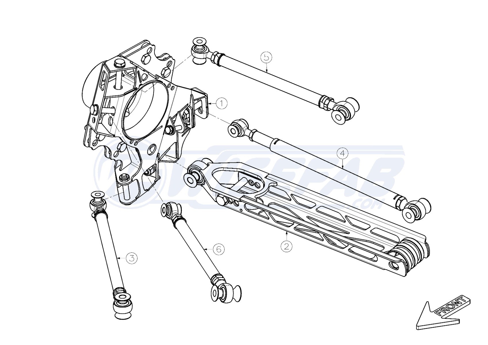 BMW F80 F82 F87 Rear Suspension Drop Knuckle Kit