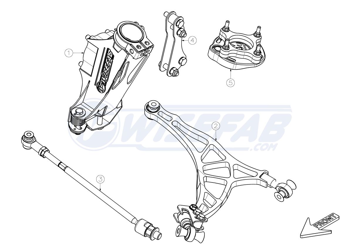 BMW G80 G82 G87 Front Drift Angle Lock Kit