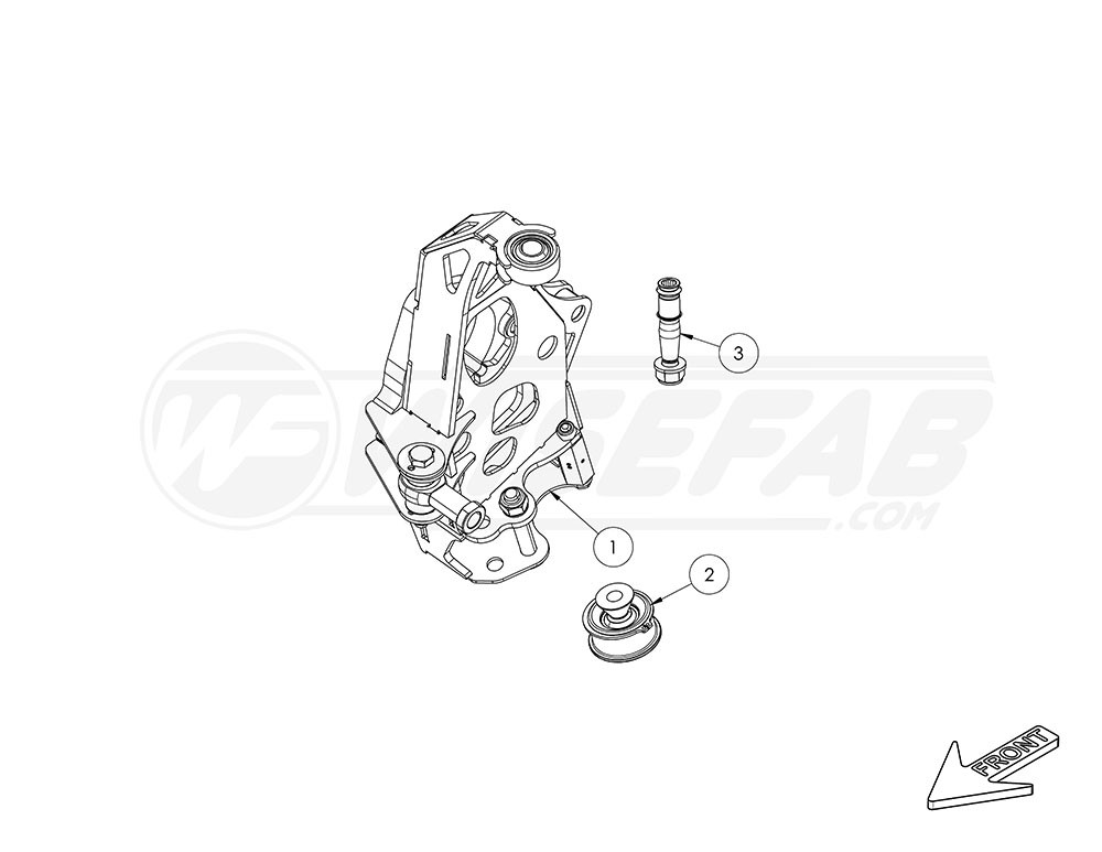 Chevrolet Corvette C5 C6 Front Drift Angle Lock Kit for OEM Arms