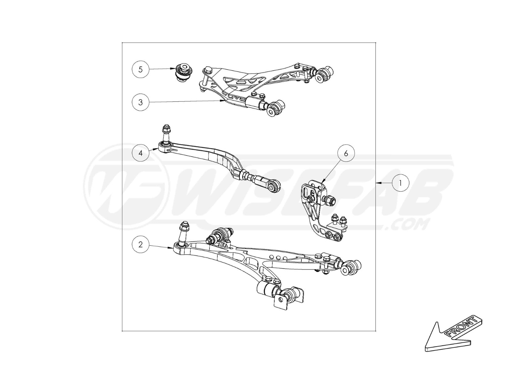 Chevrolet Corvette C5 C6 Rear Suspension kit