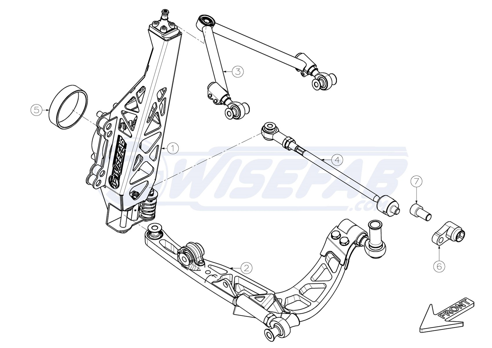 Nissan 350Z Front Drift Angle Lock Kit
