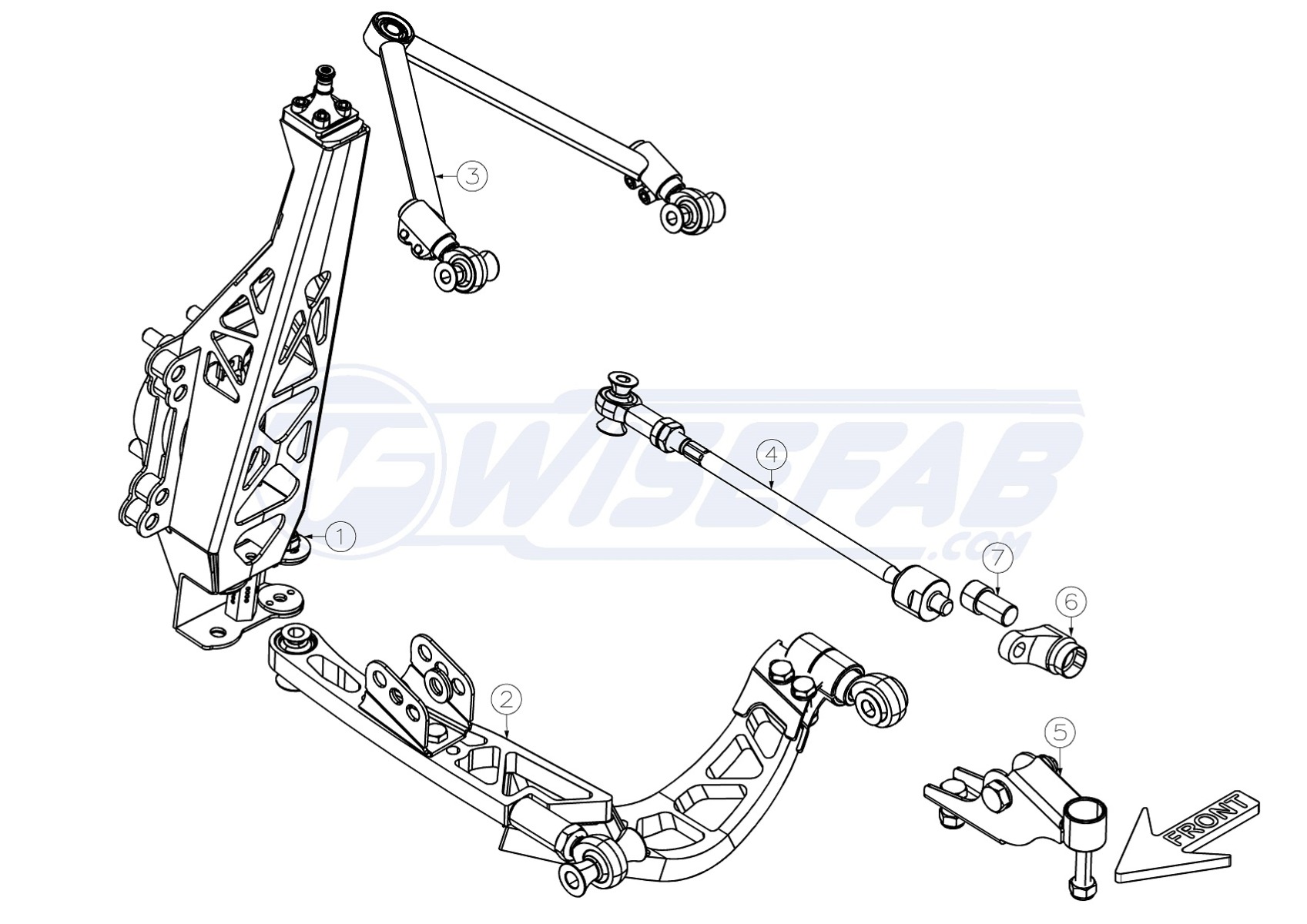 Nissan 370Z Front Drift Angle Lock Kit