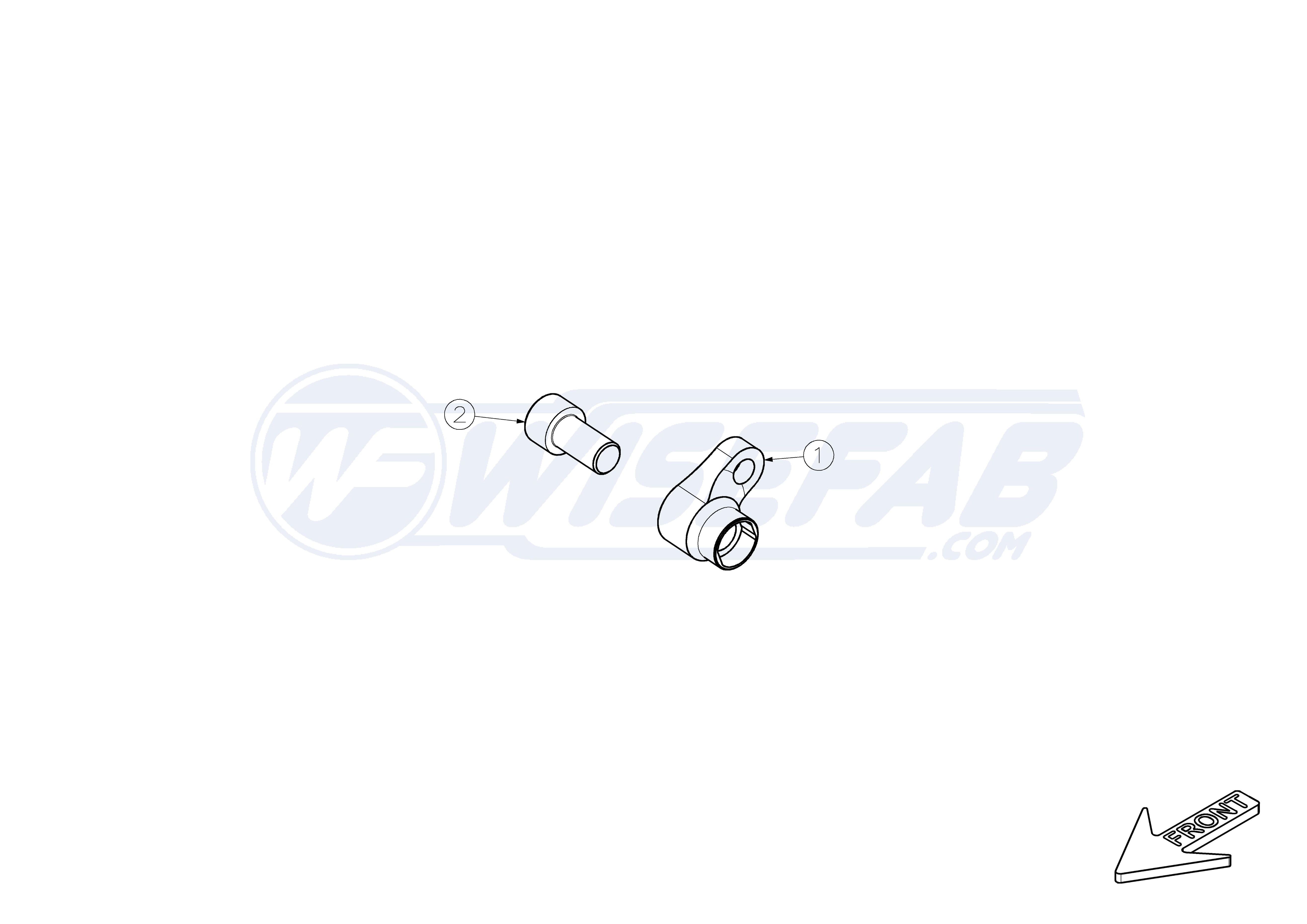 Nissan S13  S14  S15 Front V2 Rack Offset Spacer Kit